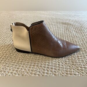 DANIELLA LEHAVI Toulouse Boots - Khaki Leather Size 41